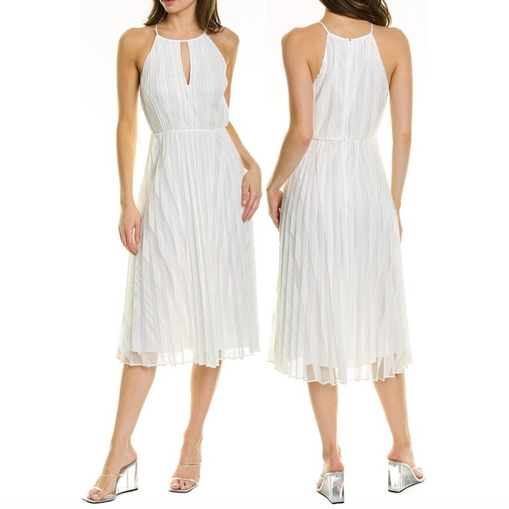 Theory White Midi Dress